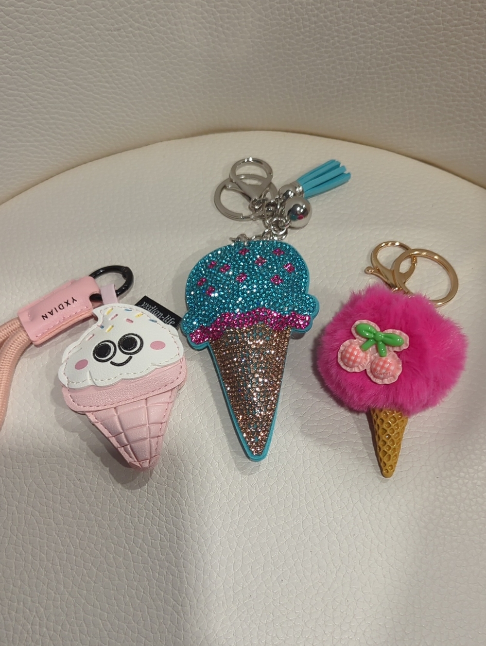 Ice Cream Keychain Charm Bundle
